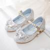 High Heel Shoes Pink Rhinestone Princess Elsa Dress Up Performance Shoes