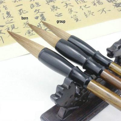 Huzhou Kwasten Set: Drie wolfshaartips voor kalligrafie