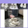Stylish Thick Sole Flip Flops For Women Elegant Beach Sandals Available In Green Beige And Black