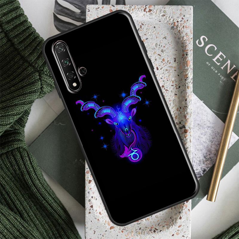 Zodiac Signs For Huawei Nova 12i 11i 8i 12s 9 10 SE Y91 Y90 Y60 Y70 Y72 Y61 P20 P30 P40 Lite P60 Pro Case