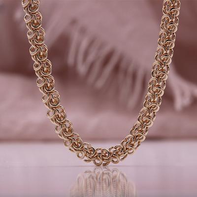 Rose Gold Color Bracelet Necklace Matching Exquisite Girl Gift