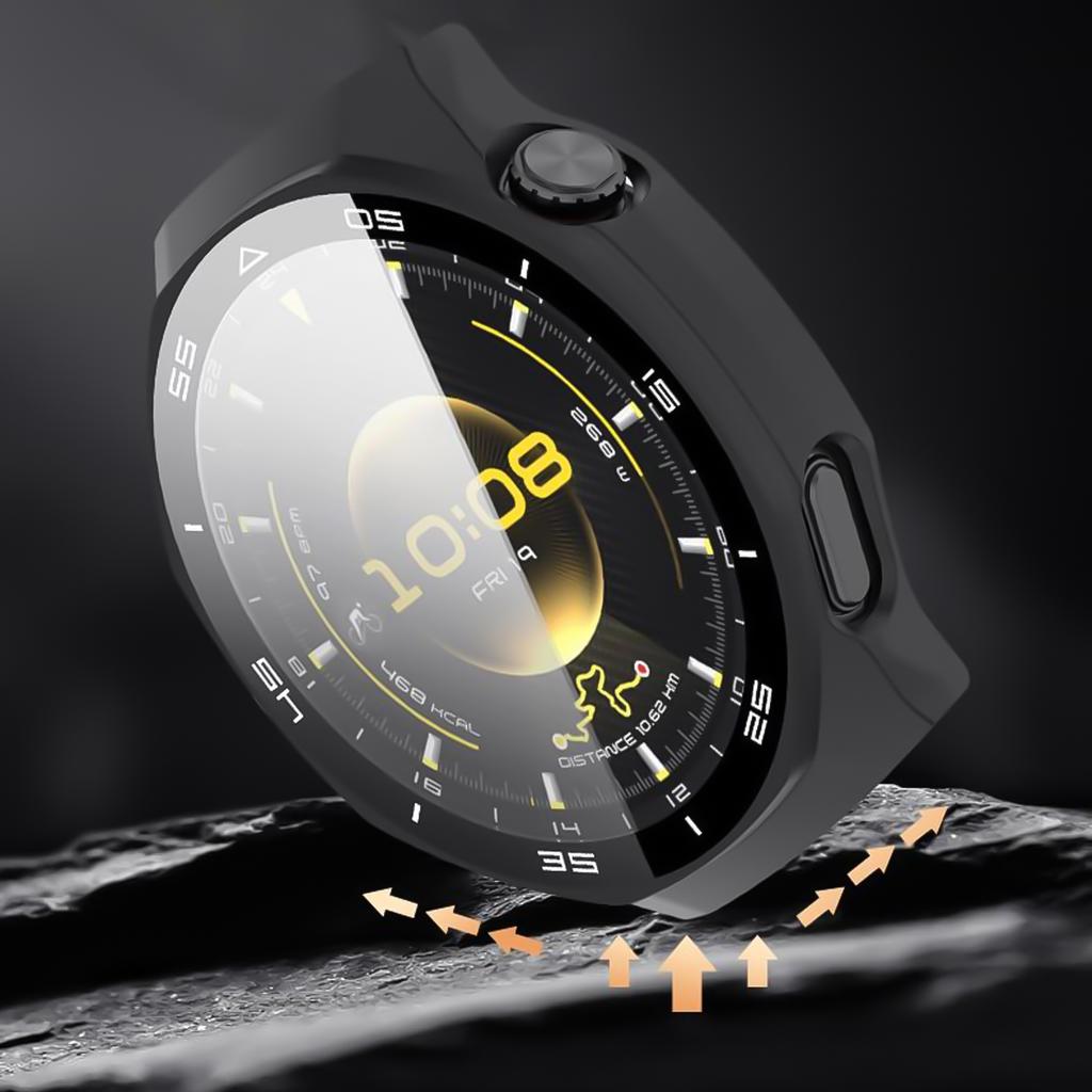 Tempered Glass Case for Huawei Watch GT6Pro 46mm Full PC Cover Screen Protector Bumper for Watch GT6Pro Protective Accessores