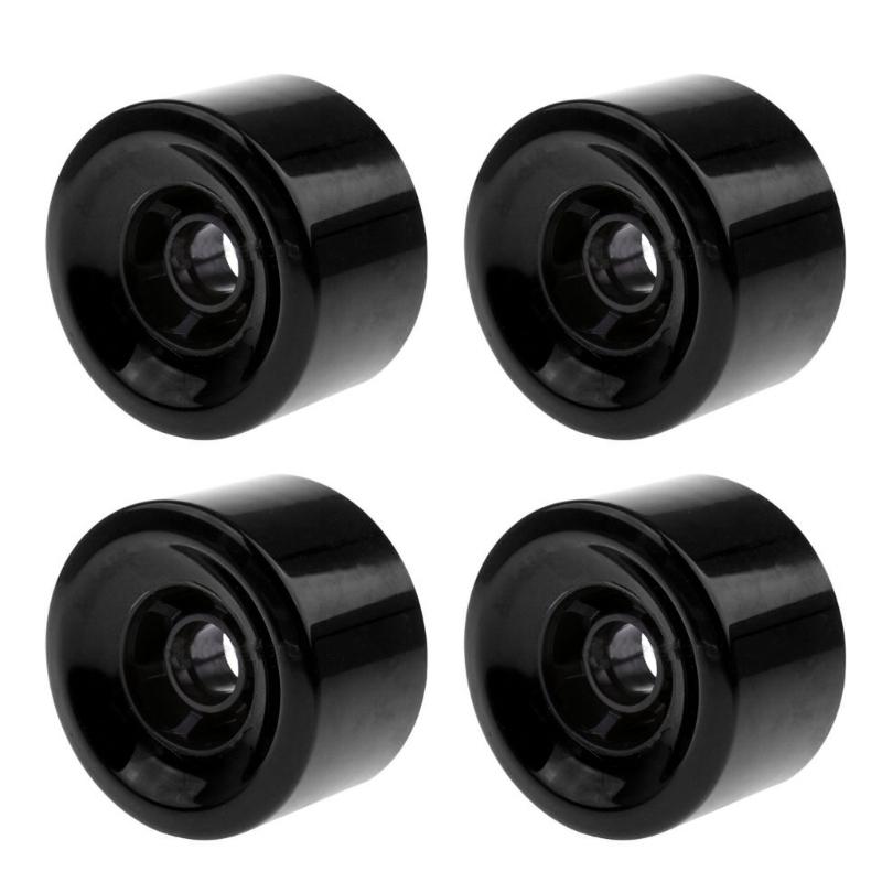 Street Wheel for Skateboards PU Skateboard Cruiser Wheel Replacement Longboards Wheels with Bearings, Soft Cruiser Wheel