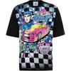 Adidas Originals X Jeremy Scott Checkerboard Print Shortsleeve Sports Tee Unisex Tops Black HG6512