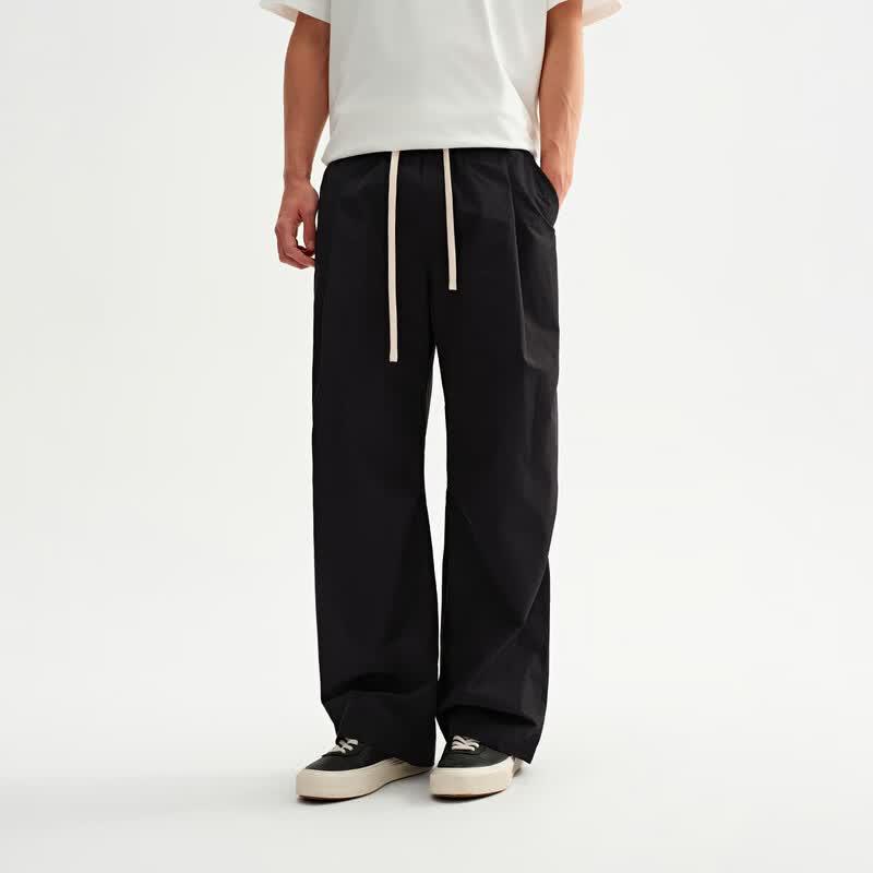 CHINISM Men s Straight-Leg Loose Casual Pants XL
