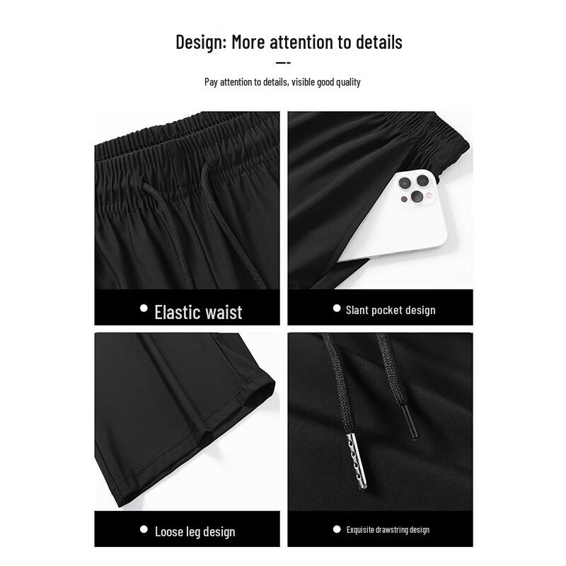 Warrior Herren-Freizeitshorts aus schnelltrocknendem, bedrucktem Eisseidenmaterial