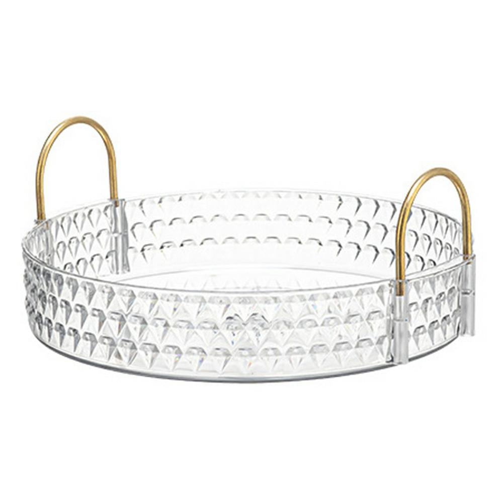 Rotating Luxury Cosmetic Organizer Single Tier Makeup Skincare Perfume Storage Rack A