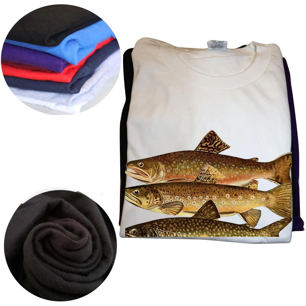 Unisex Funny Types of Trout Fish Fly Fishing T Shirt Summer Graphic Cotton Streetwear Short Sleeve Birthday Gifts T-shirt Unisexs Clothing
