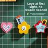 Magnetic Remote Control Storage Box Heart Shape Small Item Organizer  Entryway Storage