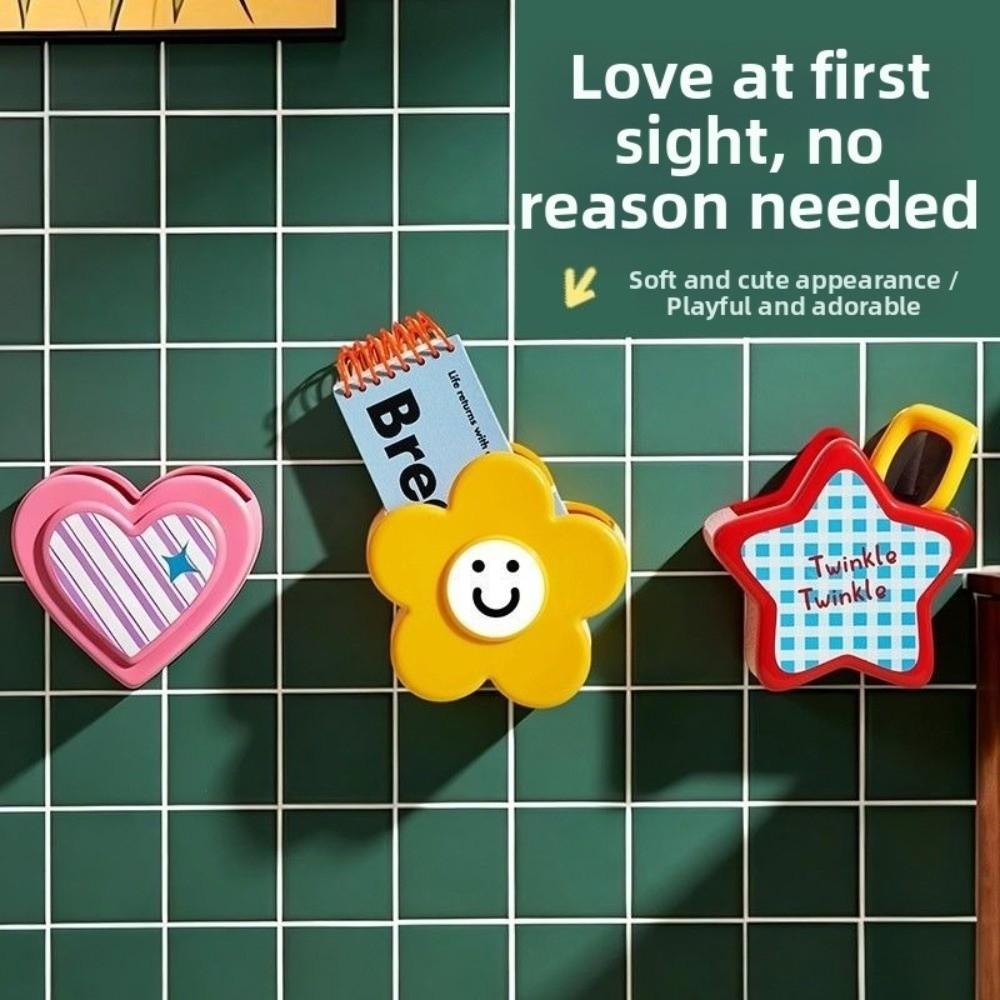Magnetic Remote Control Storage Box Heart Shape Small Item Organizer  Entryway Storage