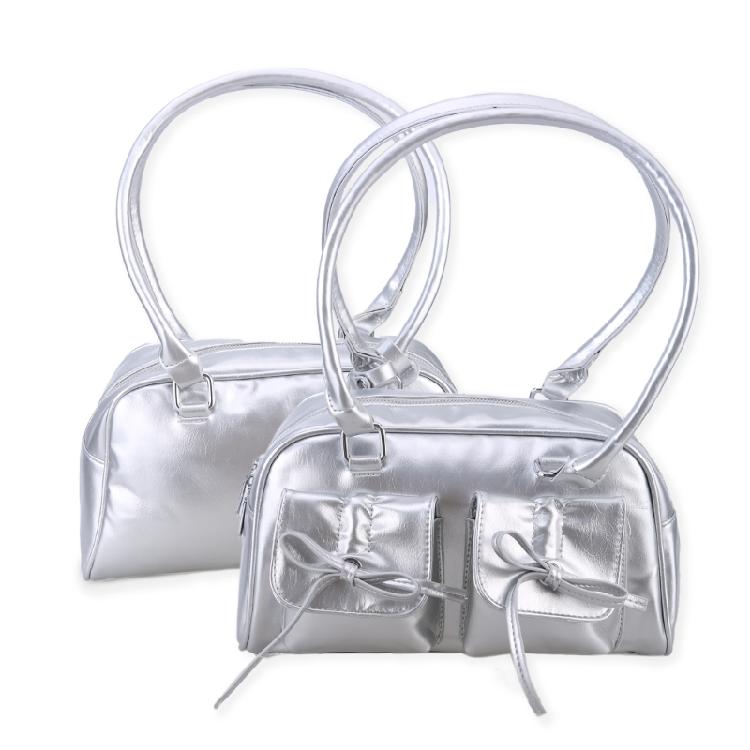Shoulder Bags for Girl Women Solid Color Handbag Underarm Bag