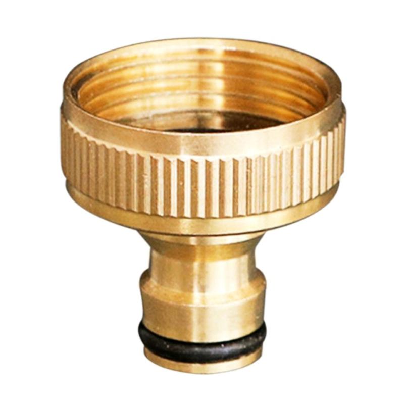 Brass Garden Water Adapter 1 Inch Thread Faucet Quick Connector Hose Water Guns Garden Hose Washing Machine Fittings