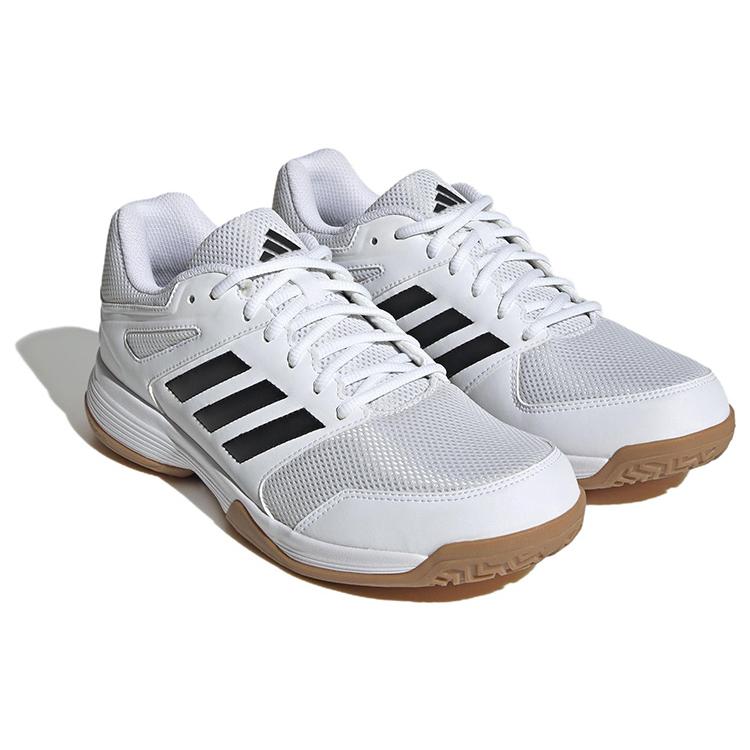New Adidas Speedcourt Volleyball Shoes 'White Gum Black' ID9498