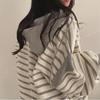 Spring and Autumn Women's Striped Hoodie Casual Long Sleeve Sweatshirt Vintage Oversized Hoodies