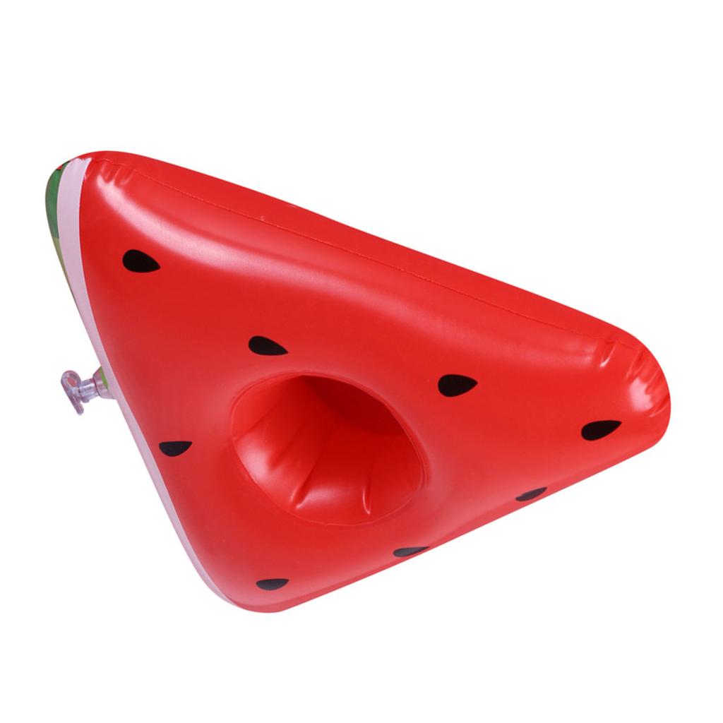 Nadmuchiwany uchwyt na napoje do basenu Kształt arbuza i pizzy Pływaki Zabawki wodne dla dzieci