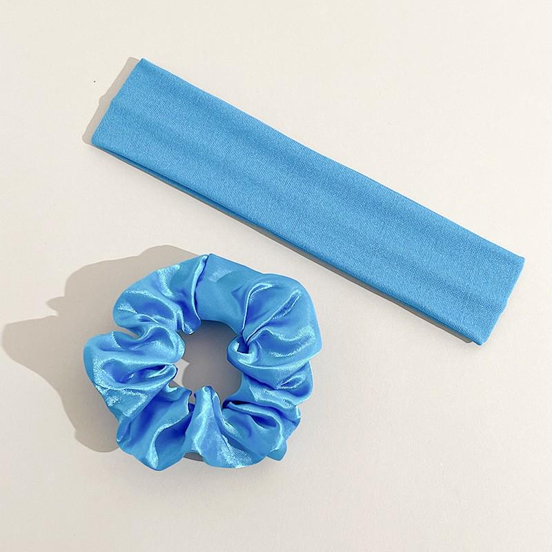 Minimalistyczny Zestaw Sportowych Opasek do Włosów i Gumek Scrunchie o Wysokiej Elastyczności do Biegania i Jogi Akcesoria do Włosów