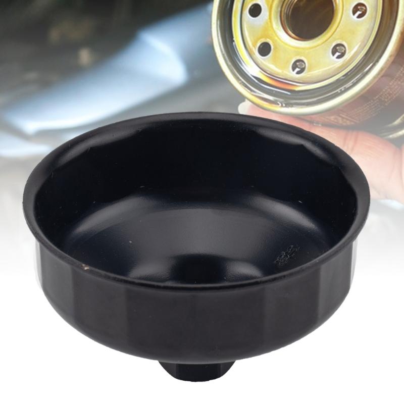 86mm 16 Flutes Oil Filter Wrench Aluminum Socket Wrench Automotive Oil Filter Wrench Vehicle Maintenance Tool for BWW