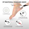 10Pcs Professionelle Pediküre Werkzeuge Set Fußpflege Kit Edelstahl Fuß Rasp Fuß Dead Skin Remover Kallus Saubere Füße pflege