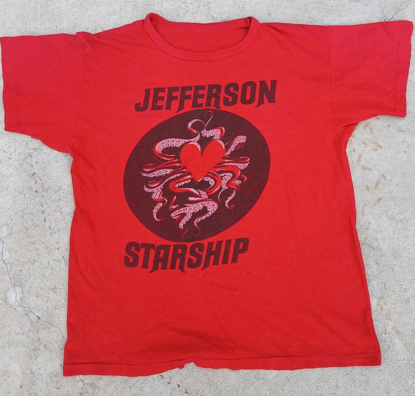 Jefferson Starship Tour Graphic Band Shirt Red Unisex S-5XL EM1664 S