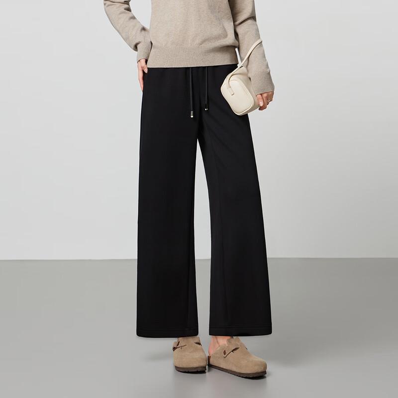 FivePlus Women's Casual High-Waist Straight Wide-Leg Pants