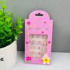 Children's Wearable Custom Nail Stickers - Cute European & American Jelly Glue Fingernail Tips
