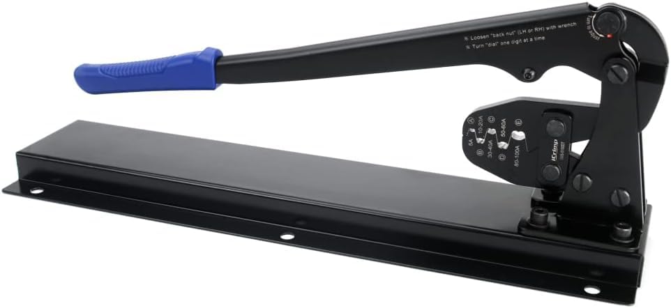 

IWISS Terminal Crimping Compatible with IWS-5100DT Open-Type Pliers, 4.0-30.0mm²