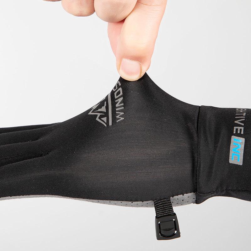 Unisex Summer Cycling Gloves, Breathable UV Protection, Touchscreen-Compatible, Full Finger, Ice Silk Fabric.