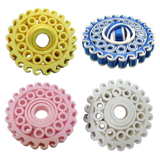 Wave Fidget Spinner Toy Stress Anxiety Relief Kids Teens Adults 3D Printed