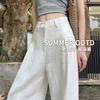 Old Money Wind Linen Suit Pants Women's Summer Thin Drop Slack Pants Loose Lazy Wind Cotton and Linen Wide Leg Pants