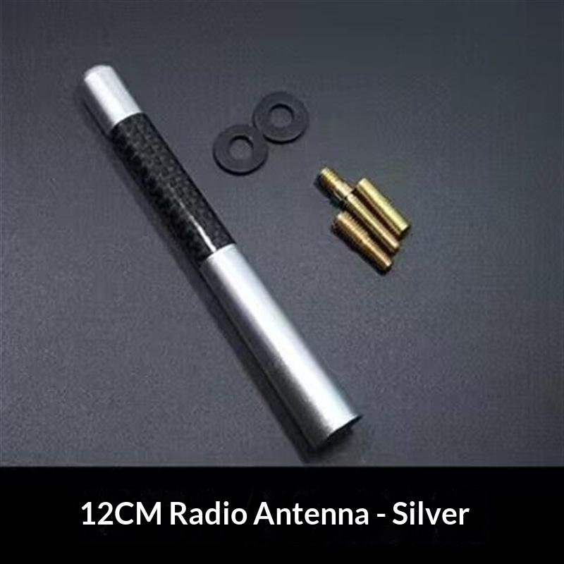 1 Set Universal Long Short Auto Roof Carbon Fiber Radio Aerial Accessories Enhanced Signal Tools Car Roof Antenna