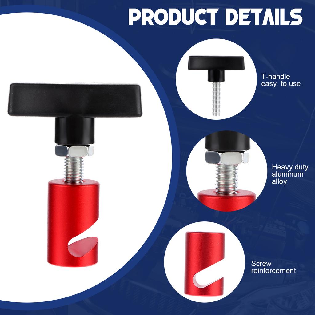 6 Stück Auto Motorhaubenstütze Klemme Stützklemme Motorhaubenstrebe Klemme 0,55 Zoll Stütze Halteclip Stützklemme Fo