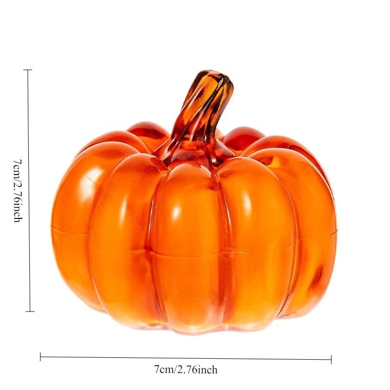 Halloween Decoration LED Glowing Pumpkin Halloween Dressing Props Desktop Ornaments