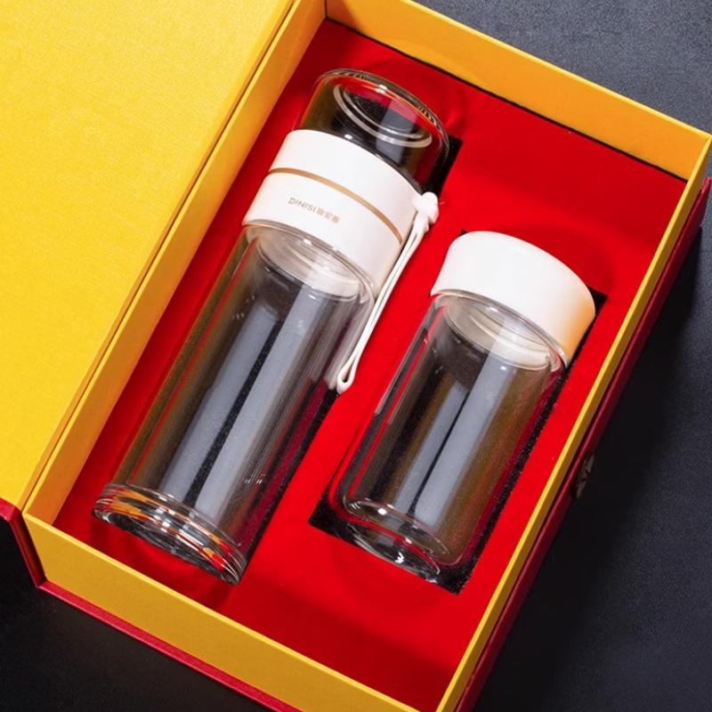 Shangqi Insulated Tea Separation Glass Cup