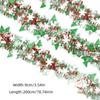 Christmas Tinsel Garlands Decoration Bar Tops Wreath Xmas Tree Ornaments Party Home Staircase Decor Pendant Prop