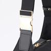 Labagagery Metal Buckle Box Shoulder Bag, SS Size, B008501, Black (10)