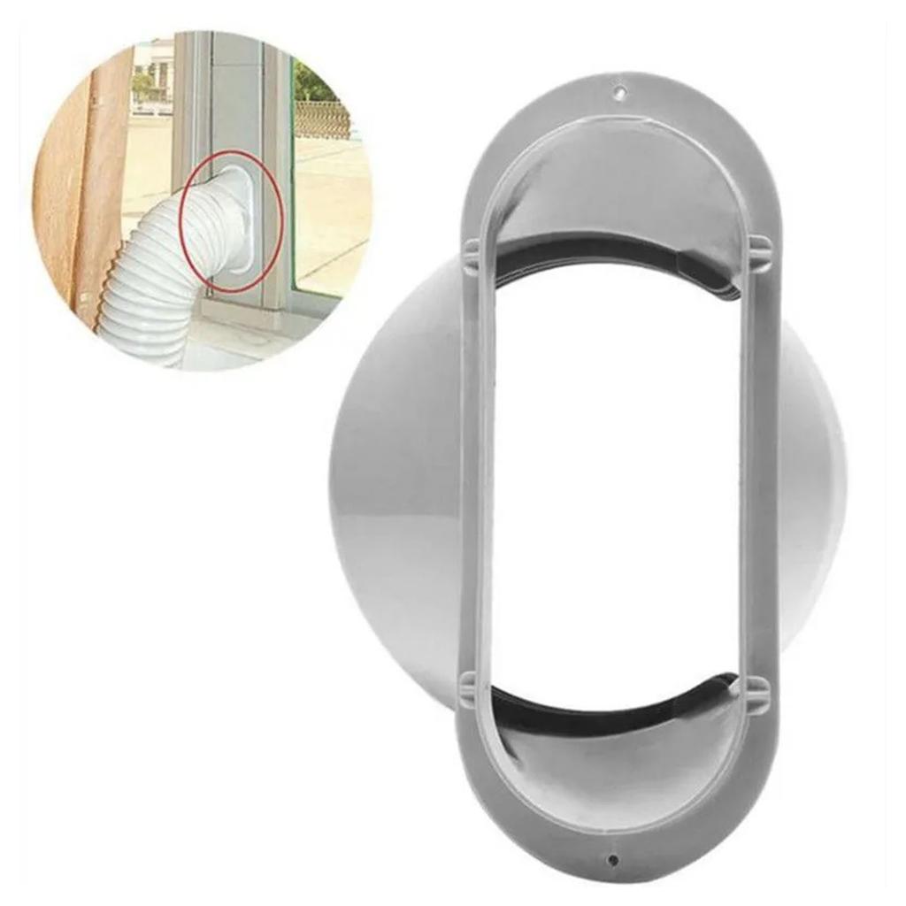 Air Conditioner Connector Mobile Air Conditioning Exhaust Duct Flat Nozzle Interface 15cm