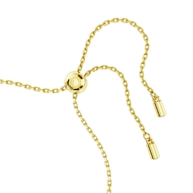 [Authentic product from headquarters/shopping bag included] Idyllia green gold-tone clover bracelet 5666585