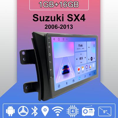 Car Radio Android Auto Carplay For Suzuki SX4 2006-2013 Multimedia Player Head Unit Stereo GPS Navigation BT WIFI 1+16GB