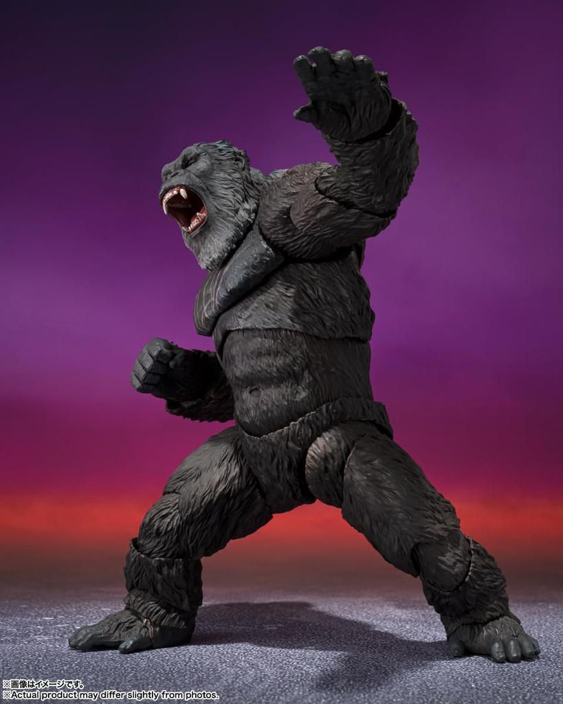TAMASHII NATIONS MonsterArts Kong KONG FROM GODZILLA X THE NEW EMPIRE Godzilla X Kong New Empire Approximately 145mm ABS PVC Painted Movable Figure