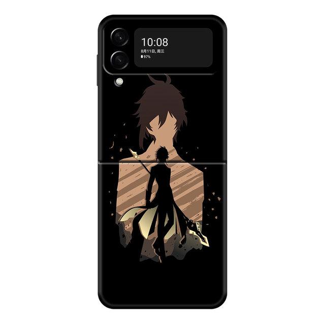 Pc Genshin Impact Anime For Samsung Galaxy Z Flip3 5g Zflip3 Zflip Flip Hard Phone Cover