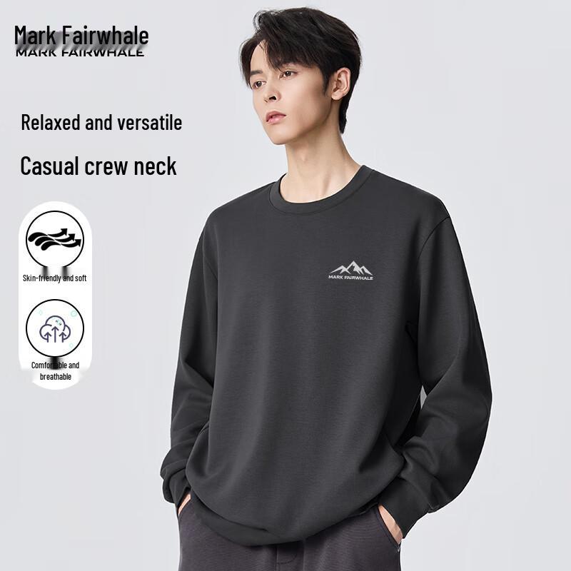 Mark Fairwhale Men s Heavyweight Air Layer Round Neck Sweatshirt XL