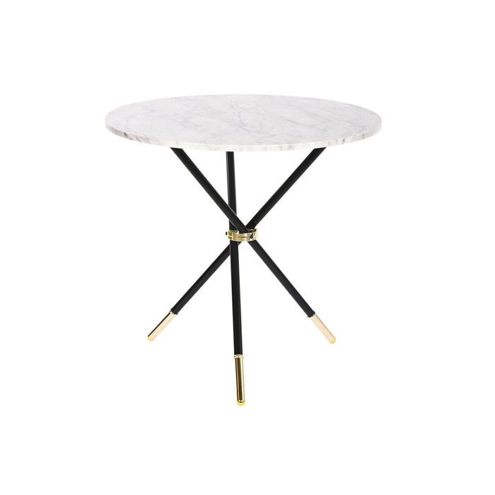 Table d'appoint - DKD HOME DECOR - Marbré - Métal - Bois MDF - 80x80x76 cm