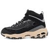 DLites Comfortable Versatile Breathable High-Top Casual Shoes Women Sneakers Black 169075-BKGY