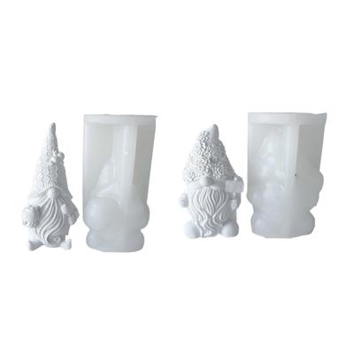 Silikonform, Wichtelform, 3D-Wichtelform, Epoxid-Zwerggipsform für Seife, Zwergharzformen, Weihnachten, Heimdekoration