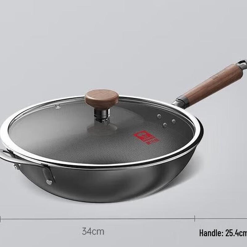 Kombach KGL-C34 Bionic Non-Stick Iron Wok