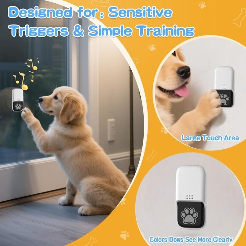 Auto Power Wireless Doorbell with 38 Option & Waterproof Designs Innovative Doorbell for Indoor Outdoor Use