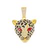 European American Exaggerated Domineering Rhinestone Leopard Head Pendant, HIPHOP Punk Trendsetter Cool Hip Hop Cuban Chain Jewelry
