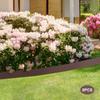 5PCS Steel Lawn Edging, 39 Inch Metal Garden Border, Flexible Landscape Edging for Yard, 5" Tall Lawn Barrier, Steel Yard Edging