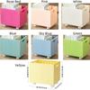 with Pulley Wheels Book Sorting Box Stackable Storage Organizer Clothes Storage Box  Student Desk
