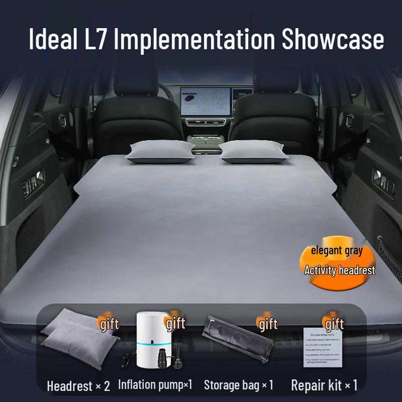 Ideale L7 Auto-Luftmatratze für Kofferraum & Rücksitz - Schlafunterlage für SUV-Innenraum
